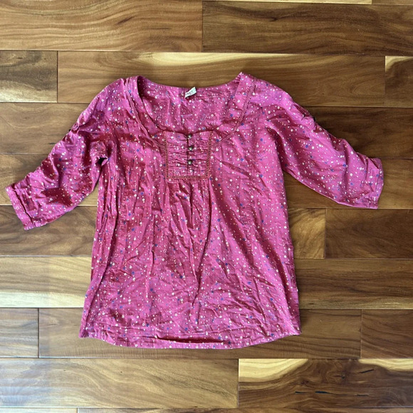 Bonobos Mauve 3/4 Sleeve Blouse size XL - Picture 1 of 3